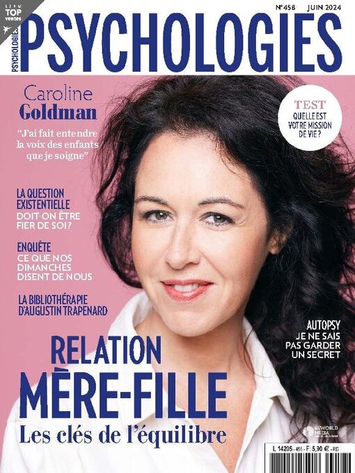 Title details for Psychologies Magazine France by GROUPE PSYCHOLOGIES SAS - Available